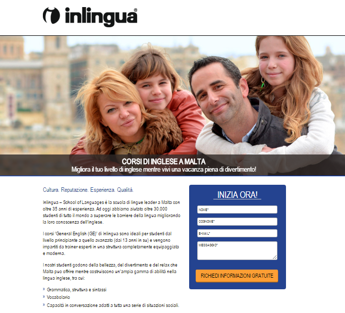 inlingua ppc for student recruitment