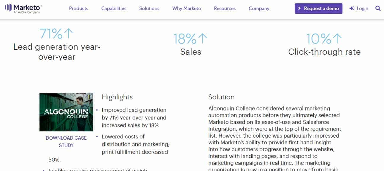 marketo automation for education