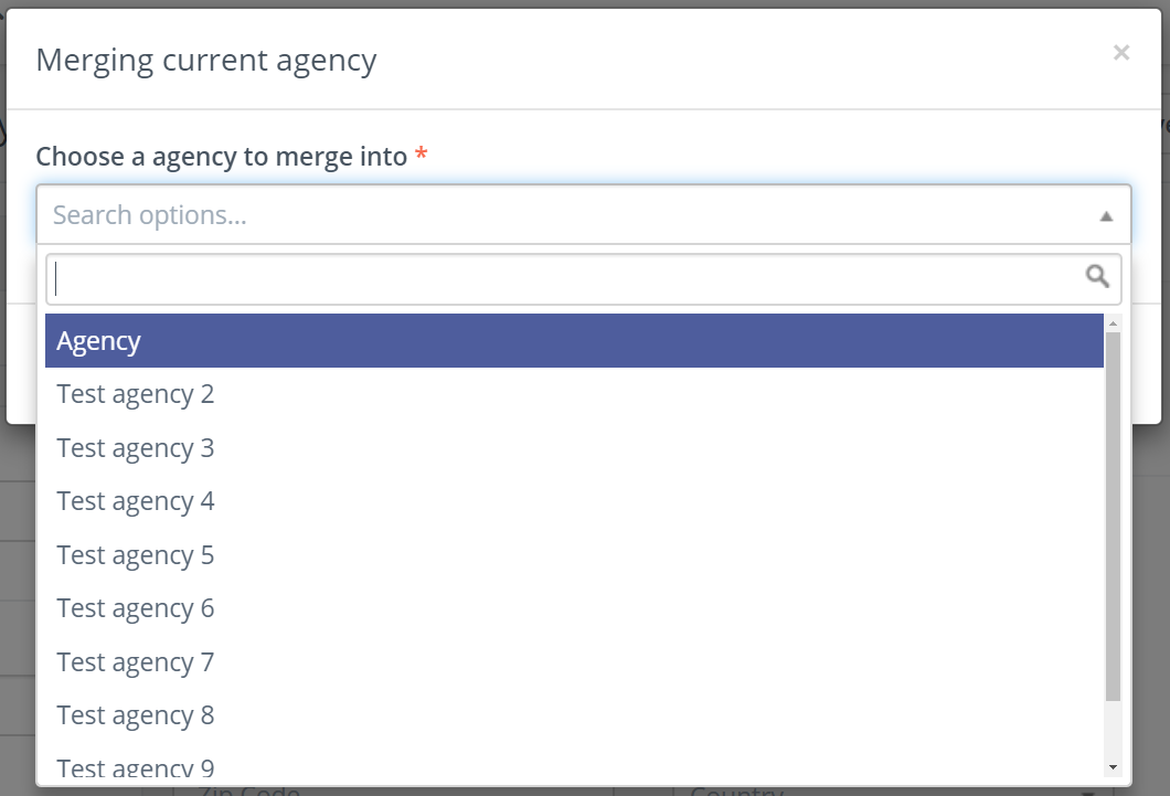 merge agency menu