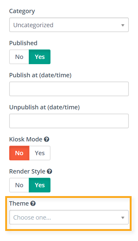 Form theme mautic