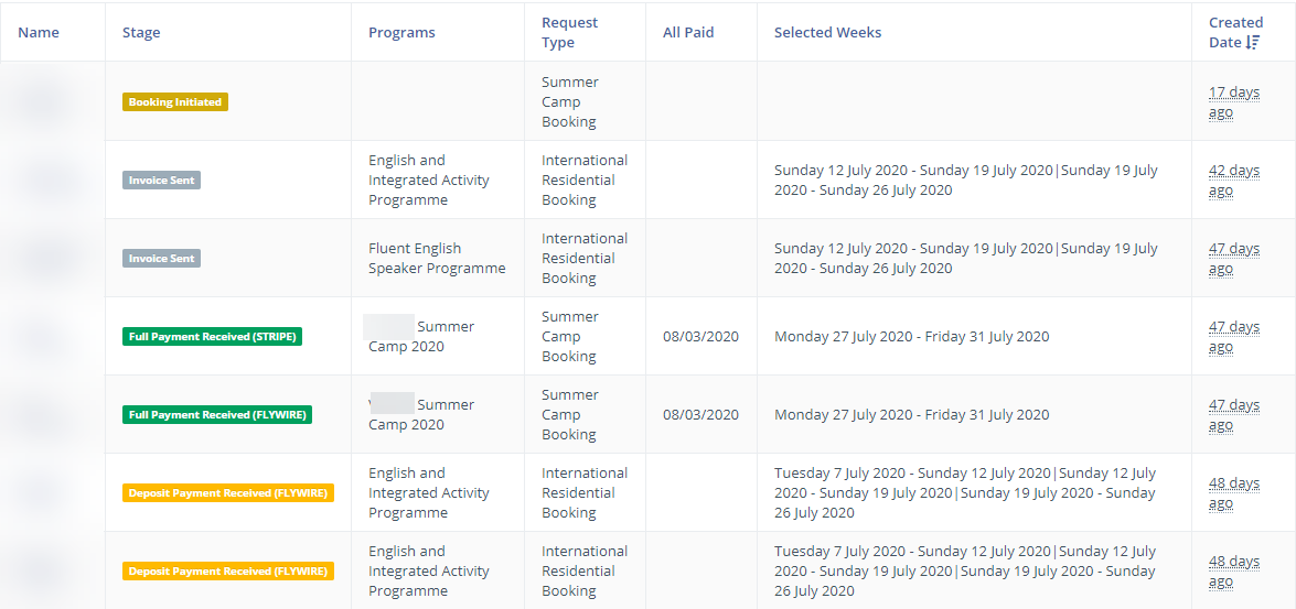 student application portal