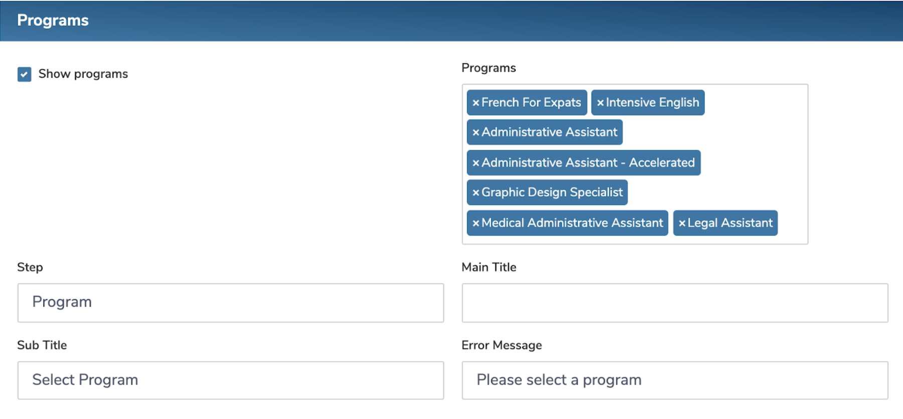 emote admissions software