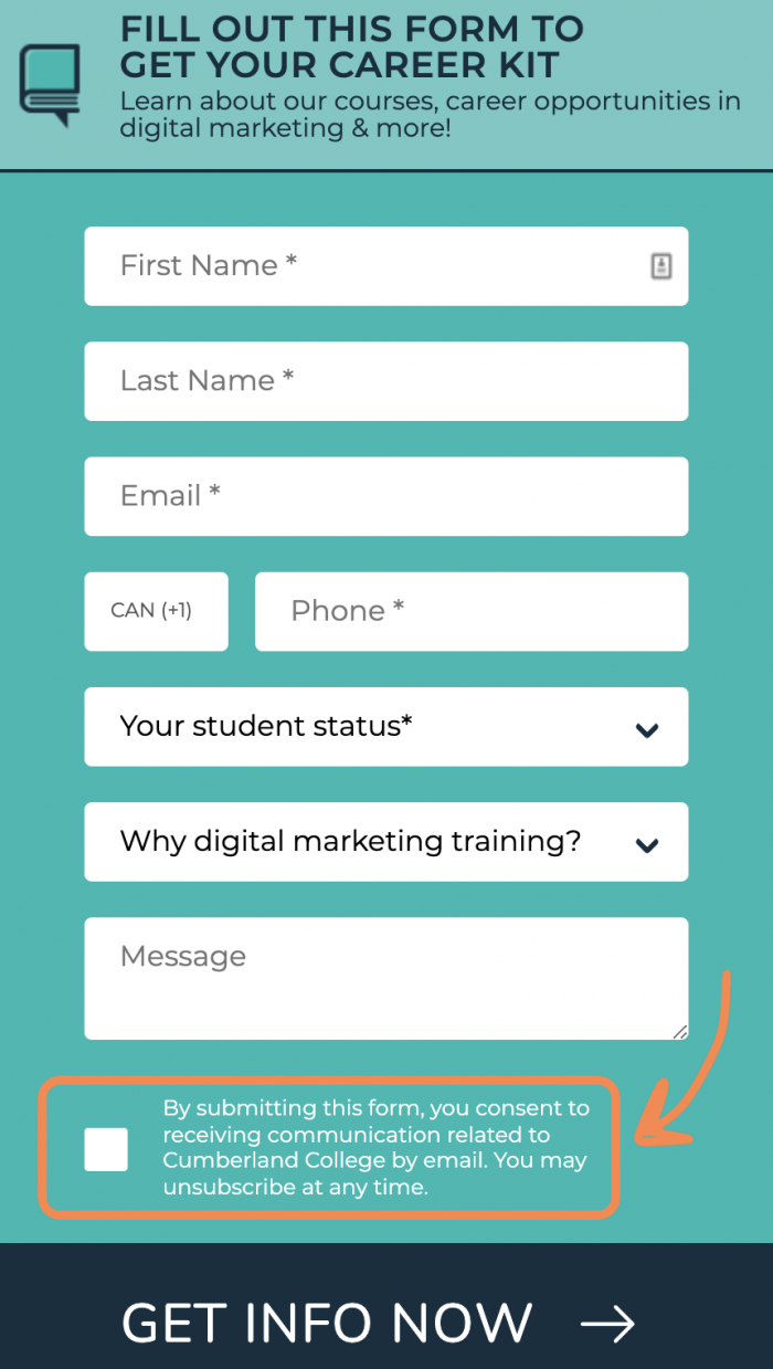 higher education email marketing